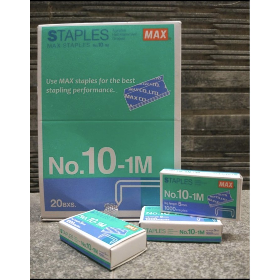 

isi staples max no 10 original