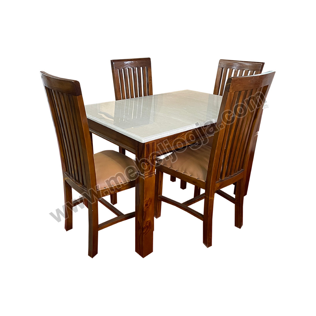 Meja Makan Balero Set 4 Kursi Kotak