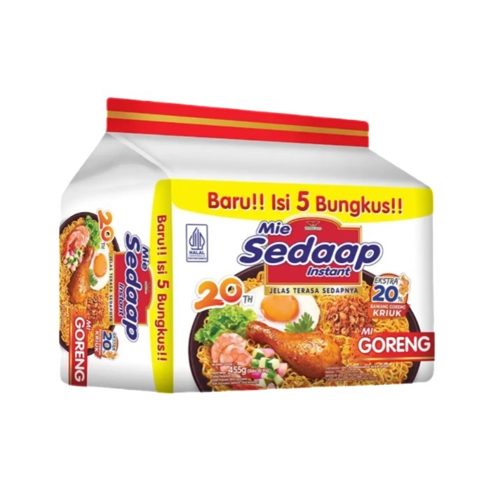 

Sedaap Mie Instant Goreng 5X91g