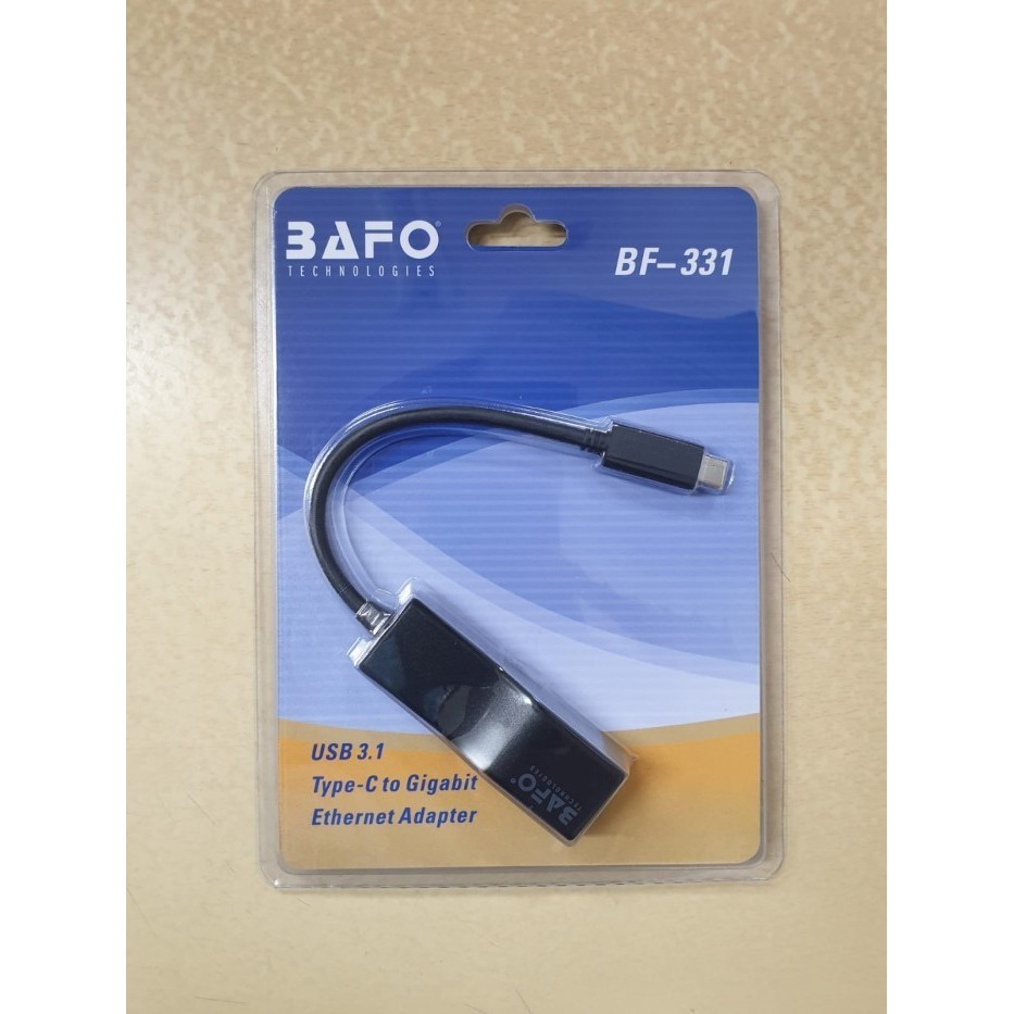 BAFO BF-331 , USB 3.1 TYPE C TO GIGABIT LAN USB-C