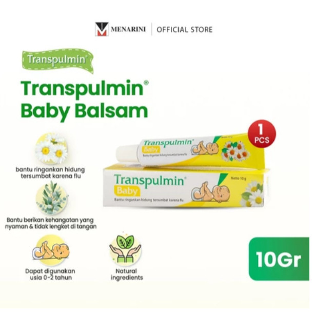 Transpulmin Balsam Batuk Pilek Hidung Tersumbat Untuk Bayi & Anak - Balsam Anak - Balsem Bayi