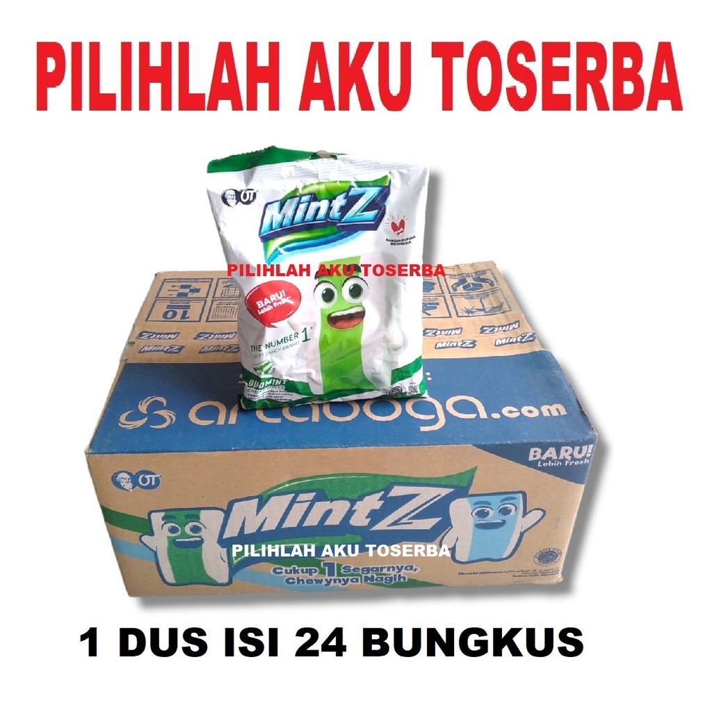 

Mintz Permen Chewy DUOMINT - ( HARGA 1 DUS ISI 24 bungkus )