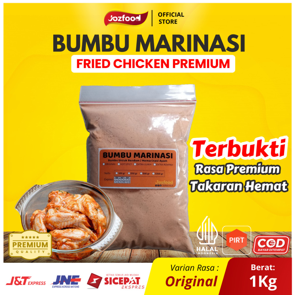 

Bumbu Marinasi Ayam Fried Chicken Ayam Geprek 1kg
