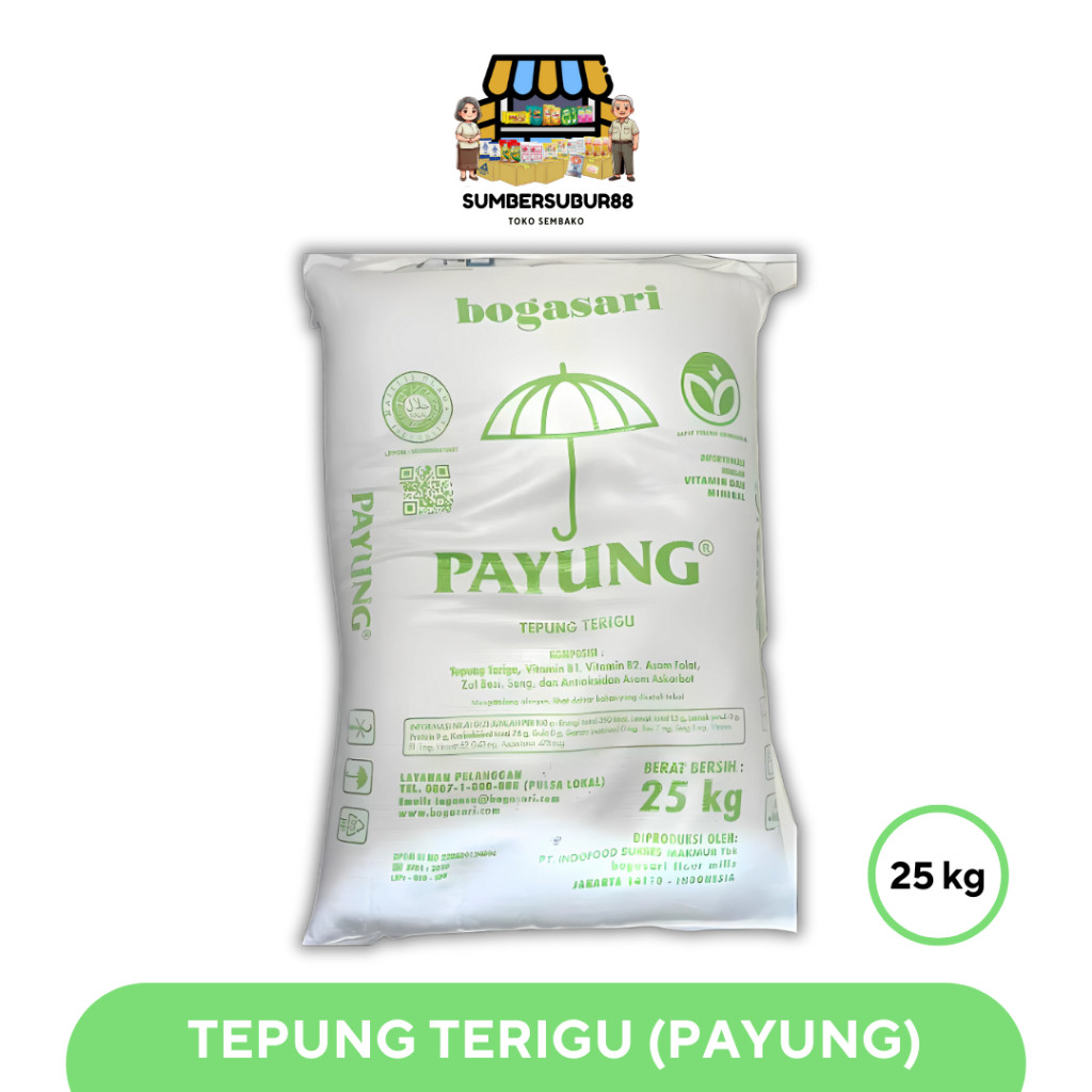 

PAYUNG 25KG Terigu - Murah