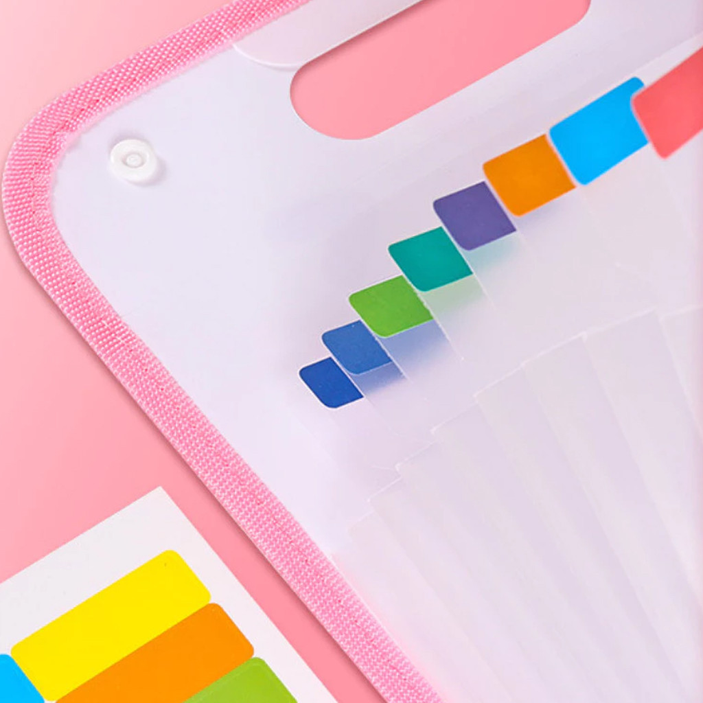 

TOMS Tas file Handle Warna Transparan Anti Air Multi Layer Folder Tas File 13 Sekat Map Tas Dokumen A4 Folder Map Kerja Document S150