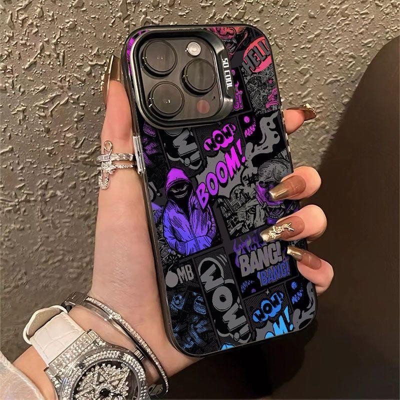 PREMIUM MATTE HARD CASING HP GRAFFITI CASE UNTUK IPHONE 7 8 7+ 8+ 11 12 13 14 15 16 PRO PLUS PROMAX 