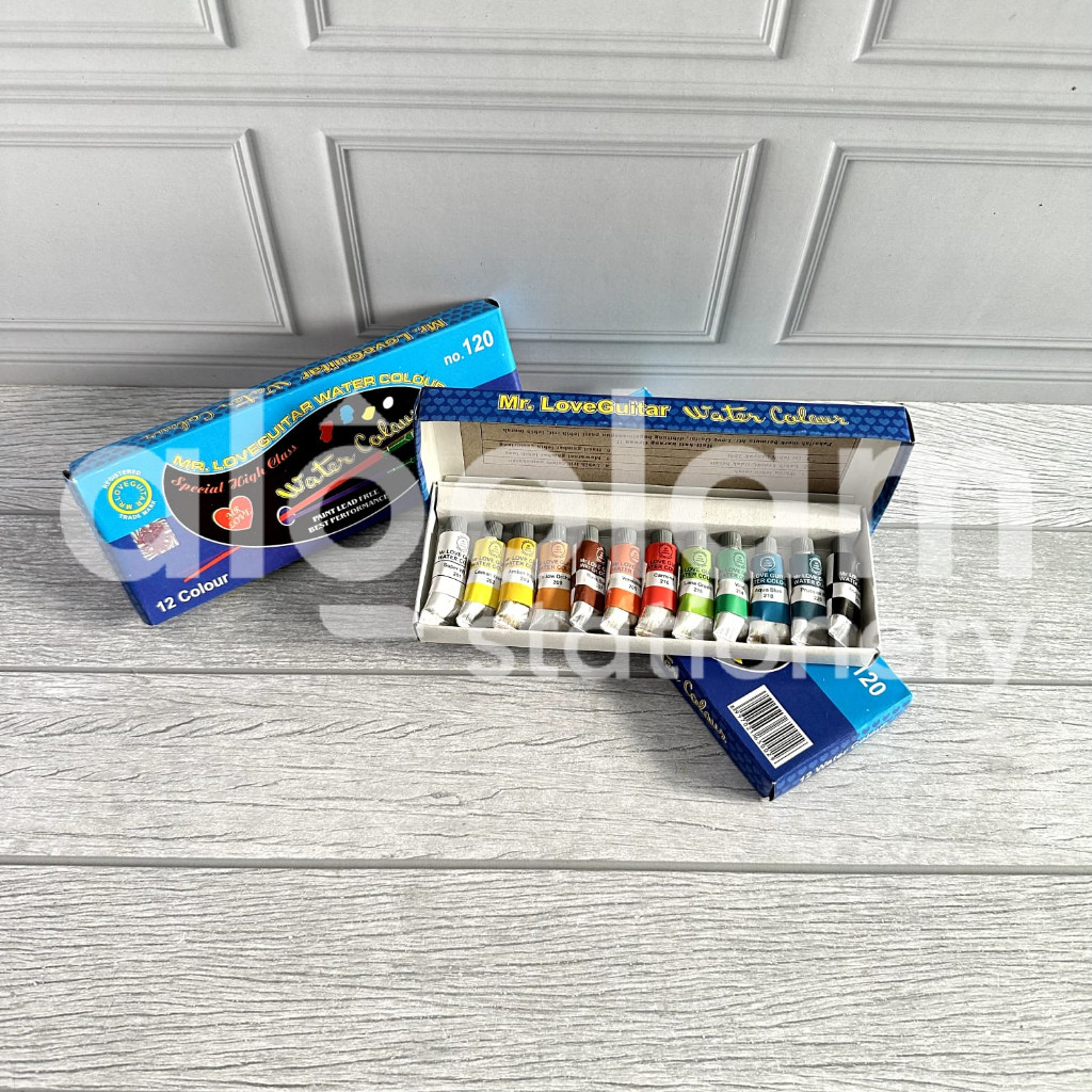 

SATU SET ( 12 WARNA ) Cat Air Mr. Love Guitar No. 120 lengkap