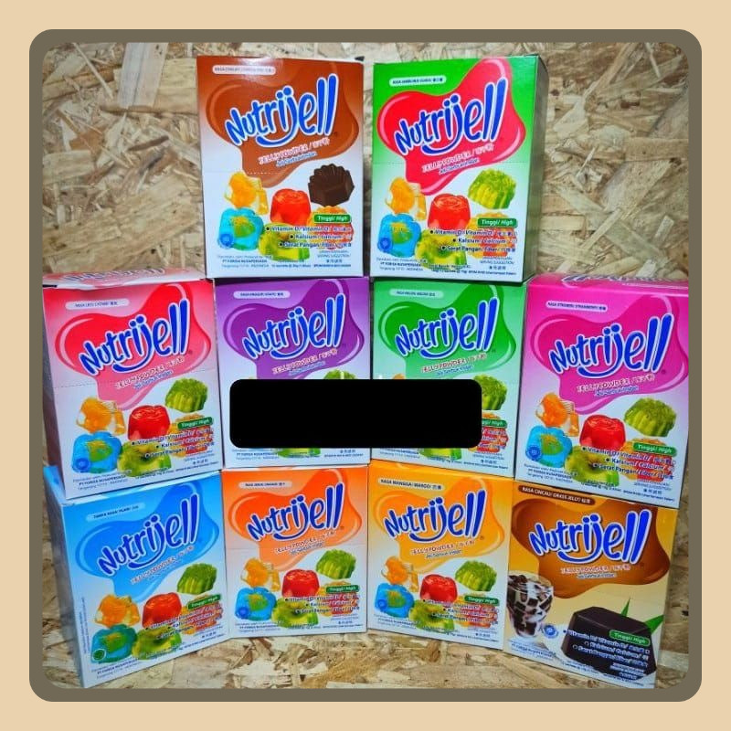 

JELLY#NUTRIJEL#AGAR-AGAR#TEPUNG#1PACK/12PCS