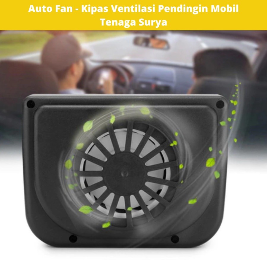 WOW Auto Fan - Kipas Ventilasi Mobil Tenaga Surya