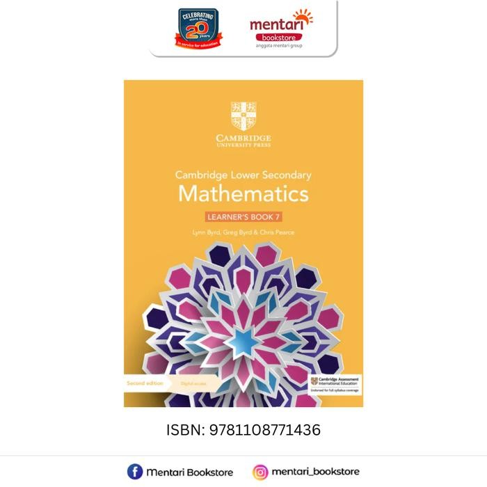 

PROMO!Cambridge Lower Secondary Mathematics 2nd Edition | Buku SMP - Learner's 1READY
