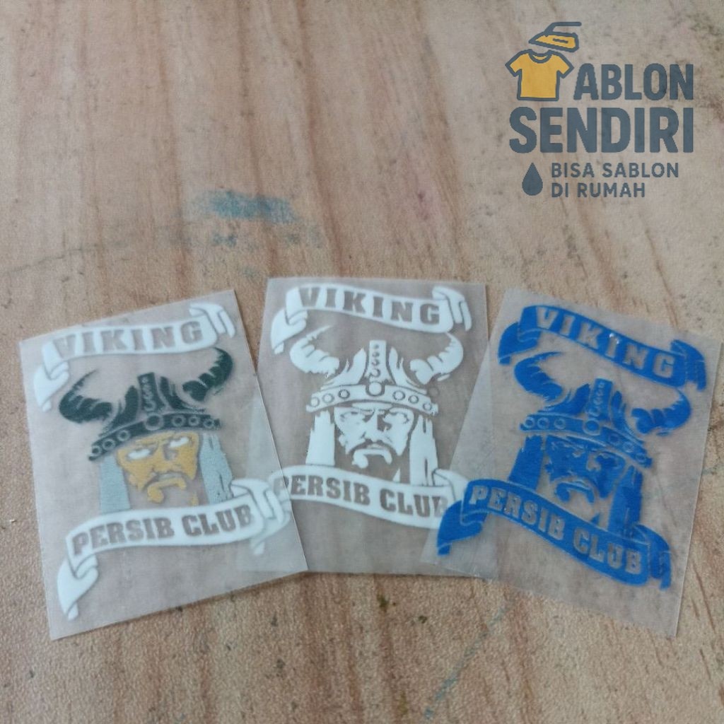 sablon print dtf / sablon setrika viking persib bandung