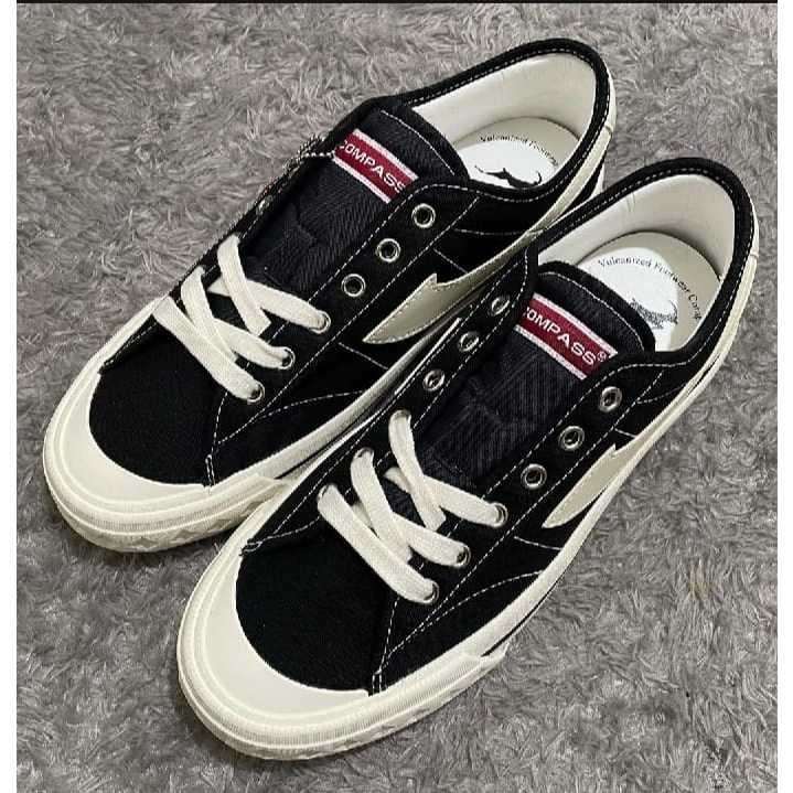 (KODE H)PROMO COMPASS RETROGRADE LOW BLACK WHITE / COMPASS GAZELLE WHITE RED / COMPASS GAZELLE PURPL