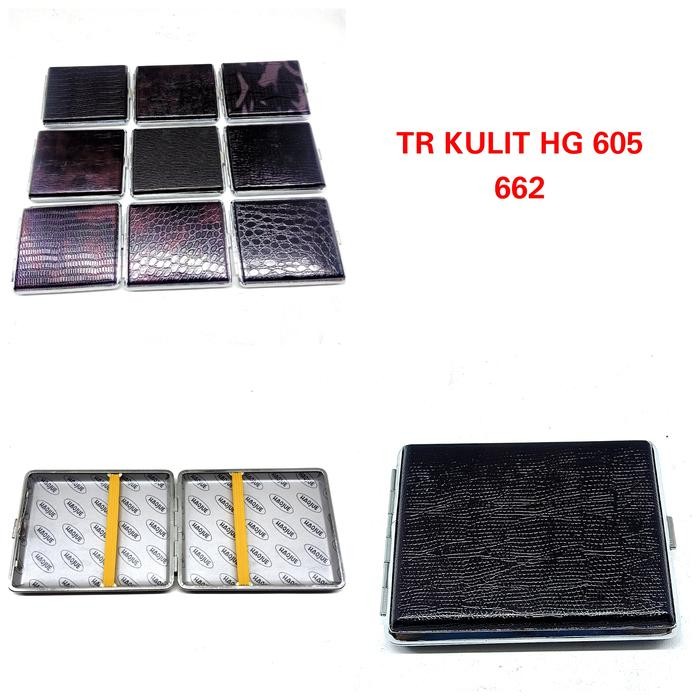 Kotak Tempat Rokok Motif TR KULIT HG 605 / 662