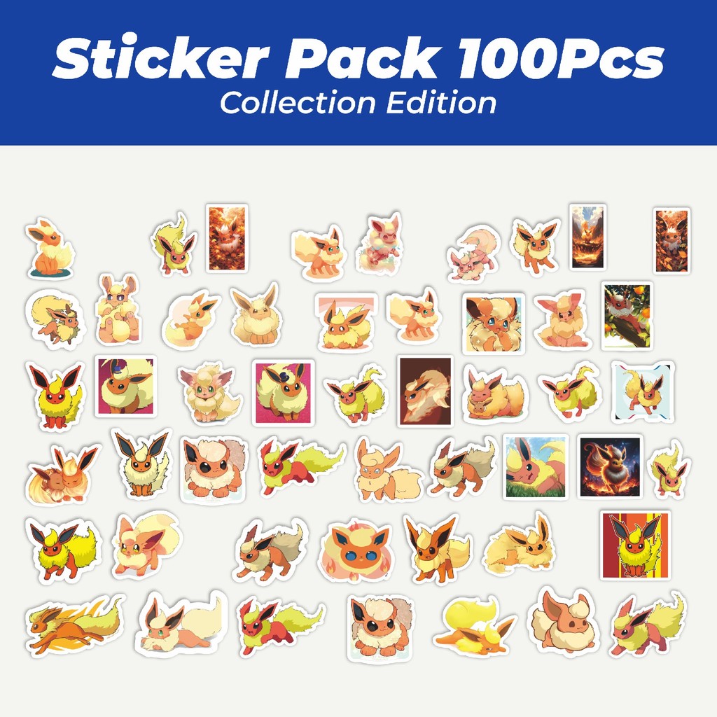 

Hot Stiker Kartun Pokemon Flareon Lucu Anti Air Stikers Berperekat Waterproof Sticker Decal Buat Motor Helm Buku Journal Koper Casing HP Laptop Botol Minum