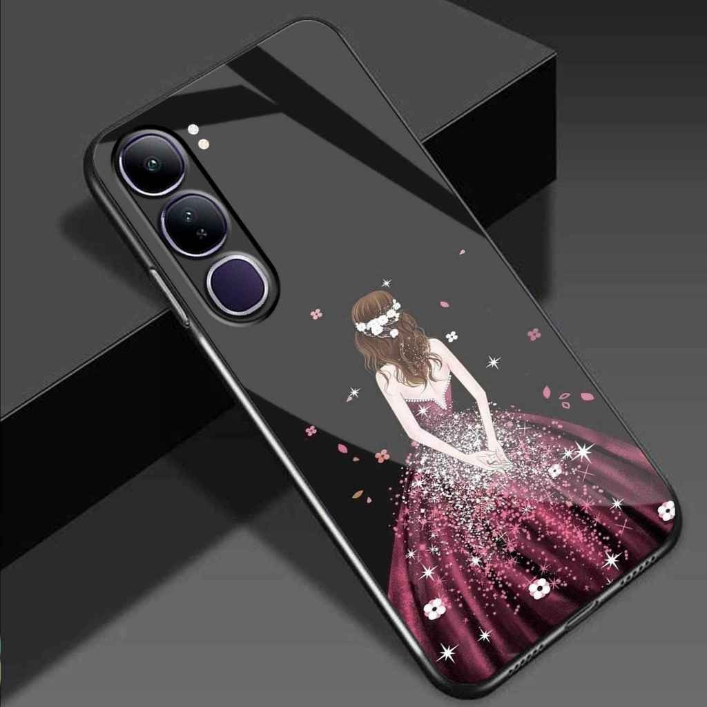 Softcase Glass Kaca Vivo V40 Lite - Casing Hp V40 Lite - Case Hp V40 Lite - Softcase V40 Lite - s05