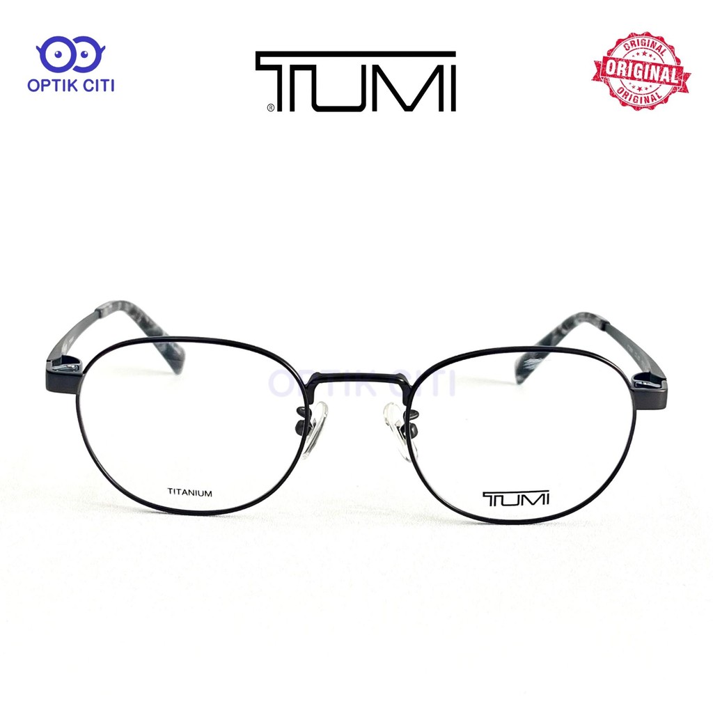 Frame Kacamata Oval Titanium Pria Wanita Original Tumi VTU 068 - C0627
