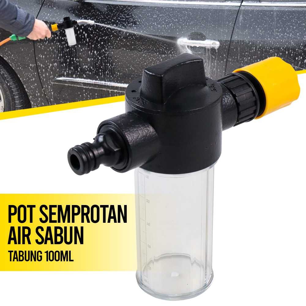 COD Alat Tabung Wadah Tempat Sabun Cair Untuk Kepala Semprotan Air Cuci Steam Motor Mobil Busa Salju