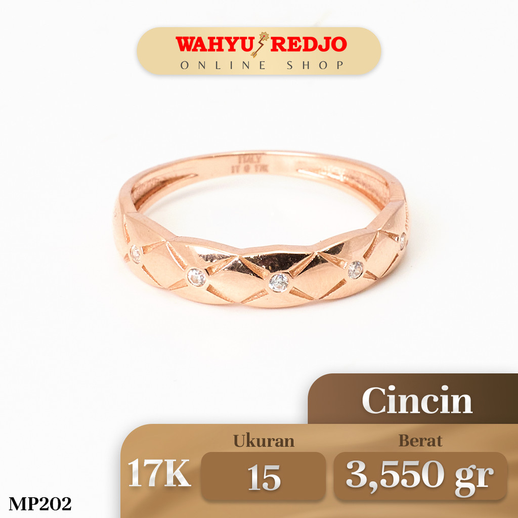 Cincin Emas 17K Wahyu Redjo CC-17K-28129811-PMR