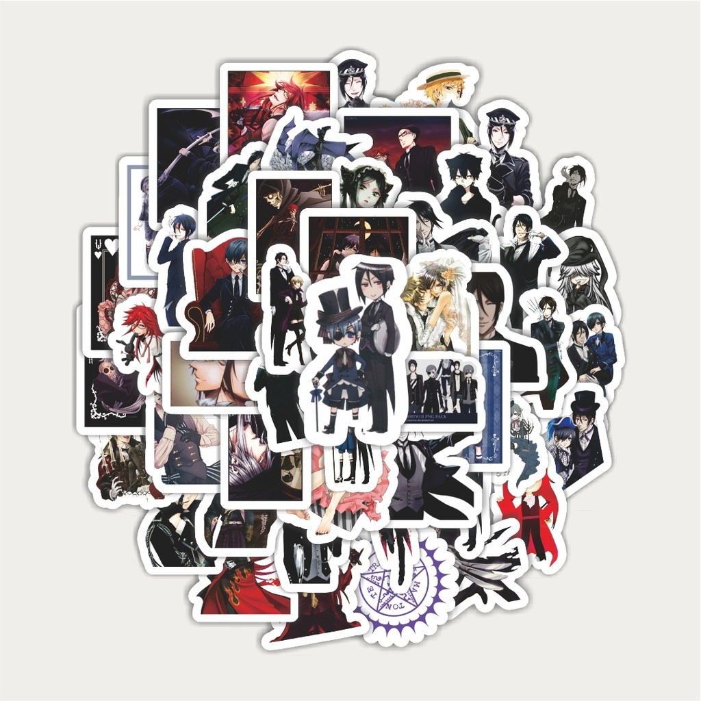 

Sticker Pack Sticker Anime Black Butter | Sticker TUMBLR | Stiker LAPTOP KOPER HELM