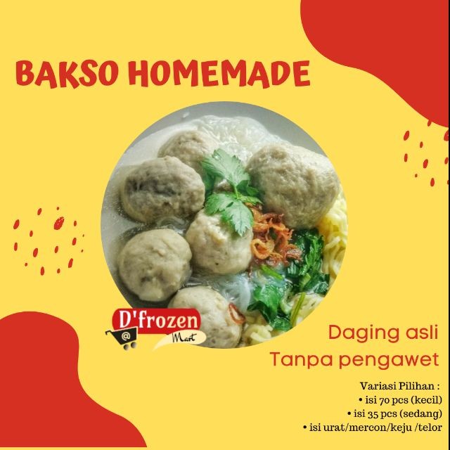 

Bakso Sapi Homemade Keju