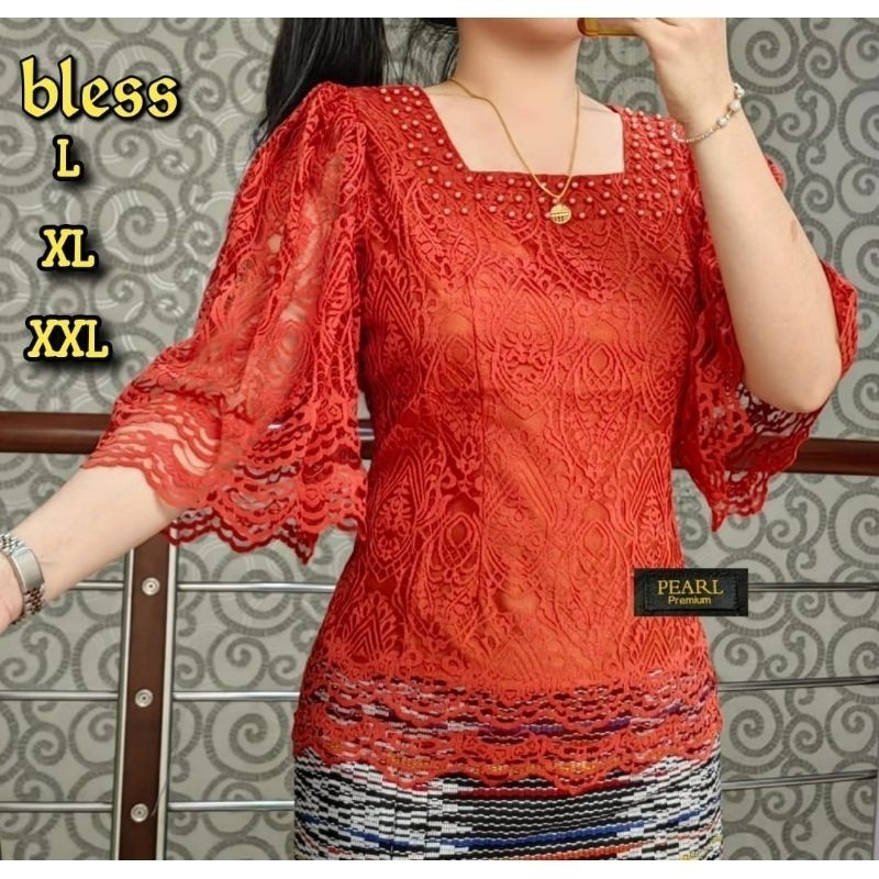 VK   MF SHOOPY BLUS RENDA MODEL TERBARU/ATASAN WANITA SEMI RENDA