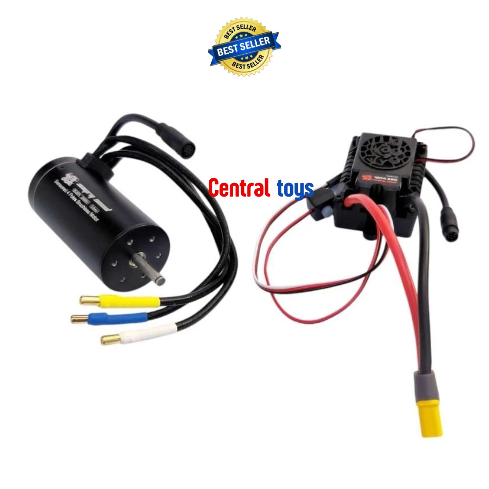 Part RC Car MJX 7303 Motor Brushless 3974 2500KV ESC Brushless 120A