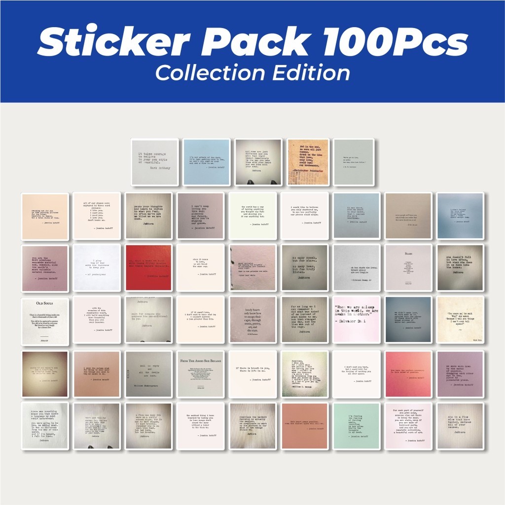 

Hot Stiker Retro Inspirasi Kata-Kata Lucu Anti Air Stikers Berperekat Waterproof Sticker Decal Buat Motor Helm Buku Journal Koper Casing HP Laptop Botol Minum