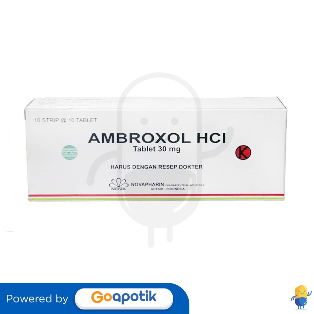 Ambroxol Novapharin 30 Mg Box 100 Tablet