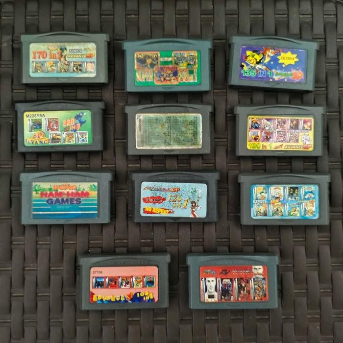 AKO,,, Kaset Game Boy GBA Gameboy Advance Multi Games in 1 2ND