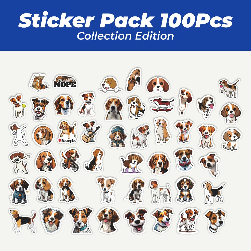 

Hot Stiker Cute Pets Dogs Lucu Anti Air Stikers Berperekat Waterproof Sticker Decal Buat Motor Helm Buku Journal Koper Casing HP Laptop Botol Minum
