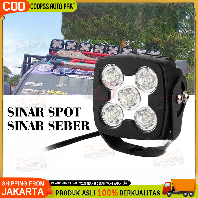 NEW 50 Watt 100% ORI Lampu volvo alat berat Sorot Heavy Duty Offroad Tembak dotrek mobil volt truk B