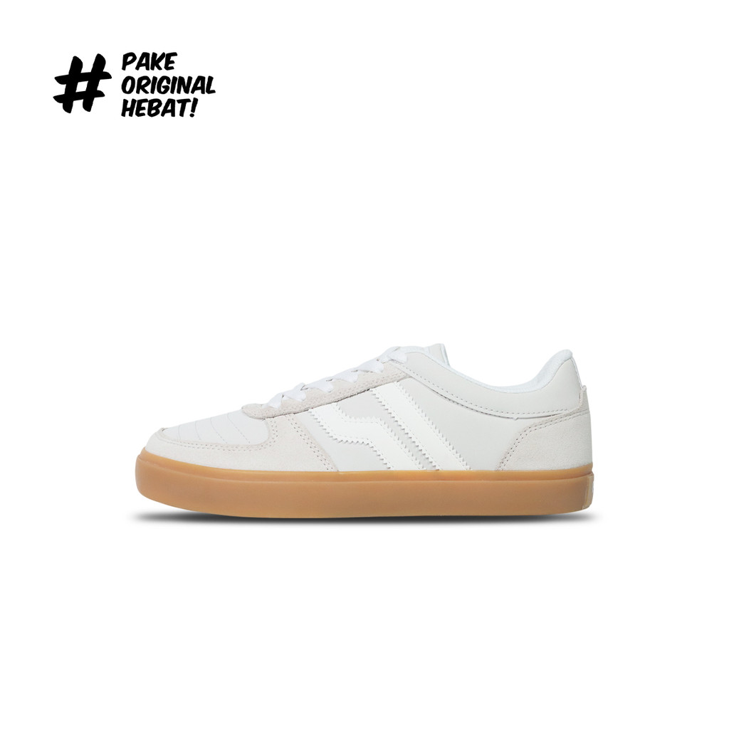 Piero Sepatu Sneakers Alaska Pro - Light Grey/White/Gum