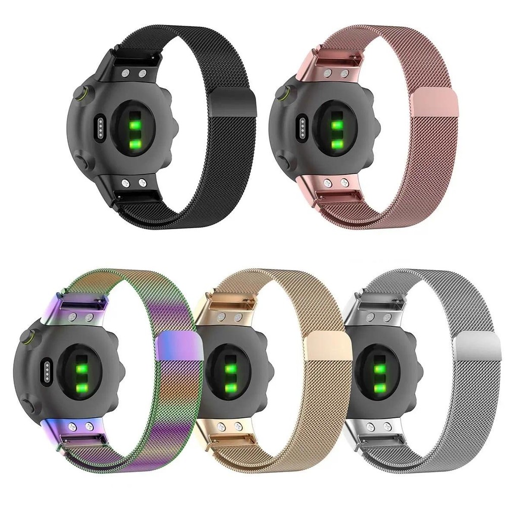 Metal Magnetic Loop Strap For Garmin forerunner 45 45S Smart watch  Replacement Bracelet For Garmin 
