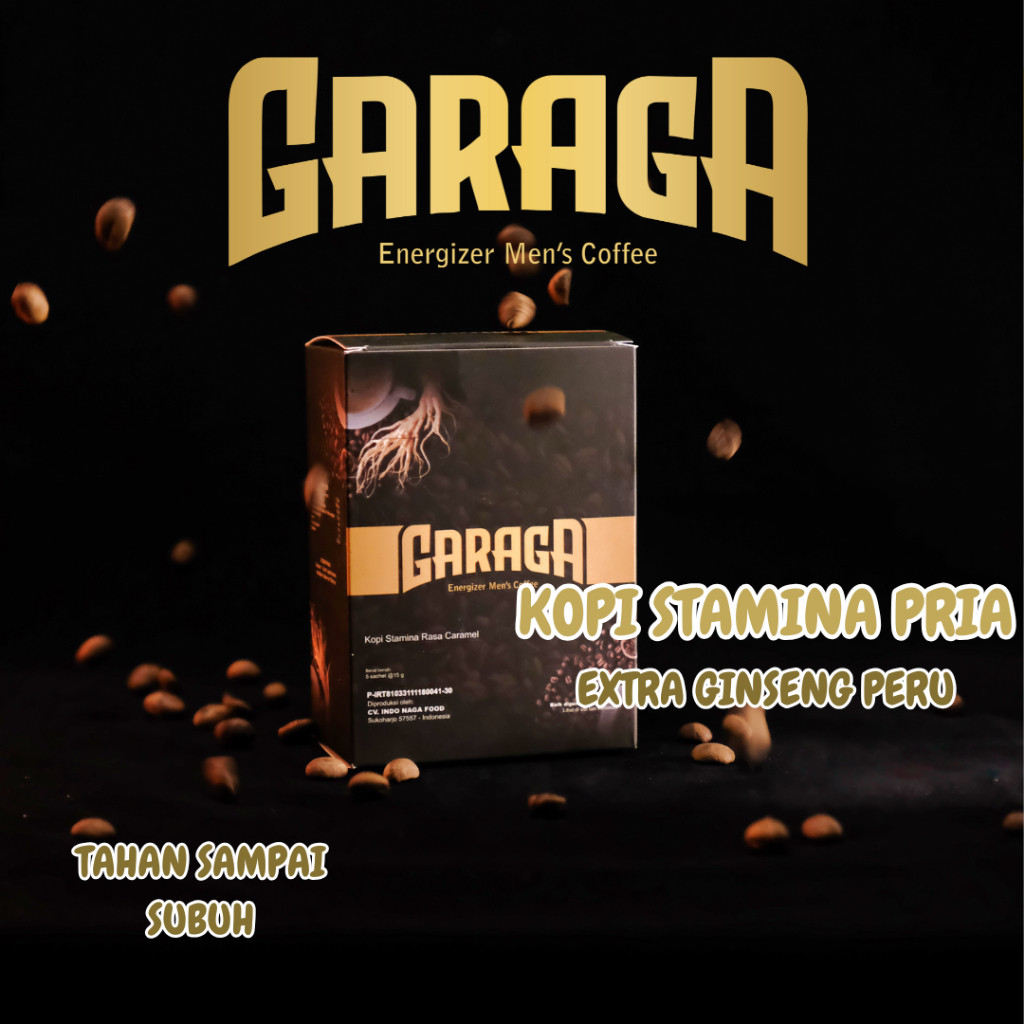

GARAGA Kopi Penambah Stamina Minuman Kopi Serbuk Ekstra Ginseng Peru Original HALAL