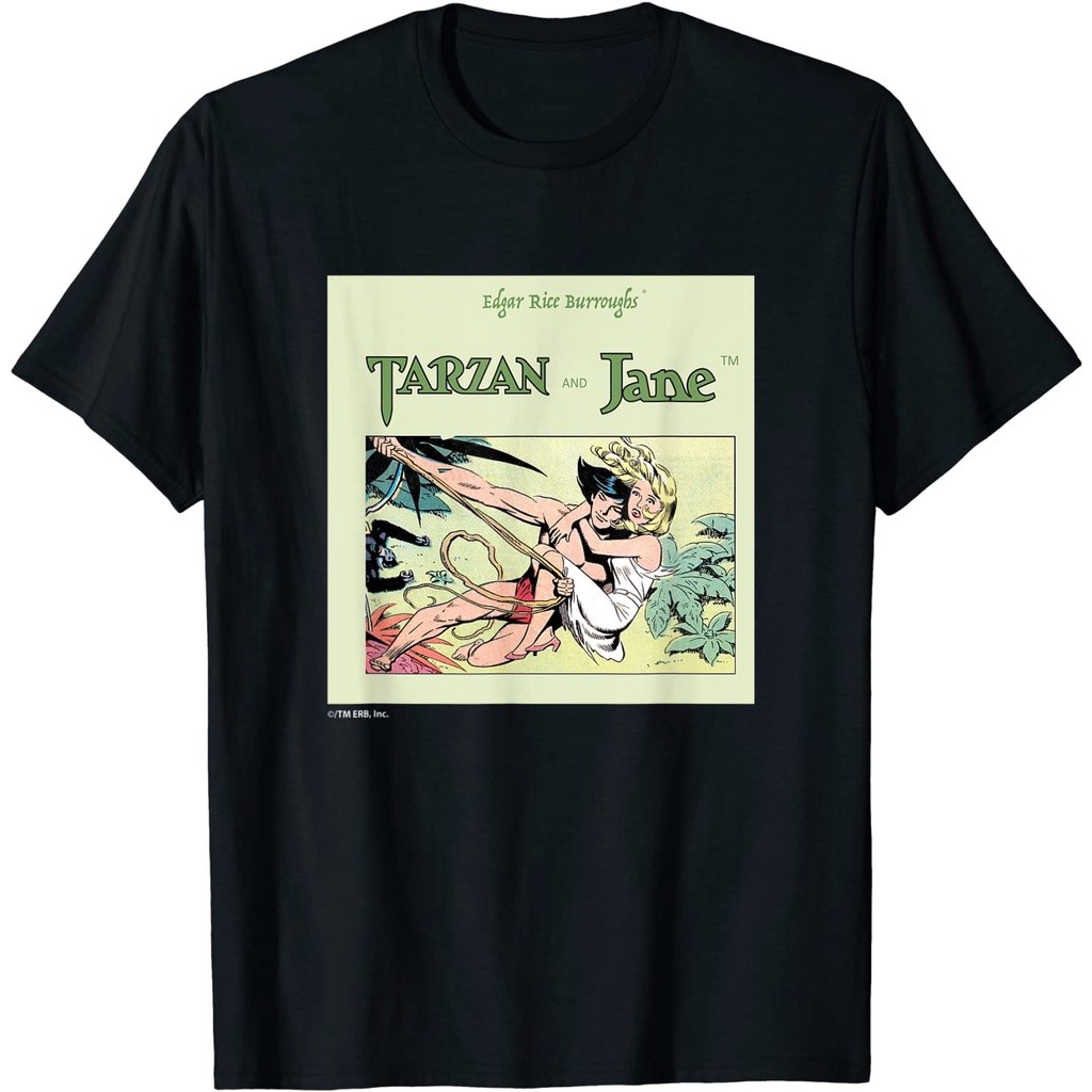 COD Baju Kaos Tarzan and Jane T-Shirt Lembut Tebal Premium