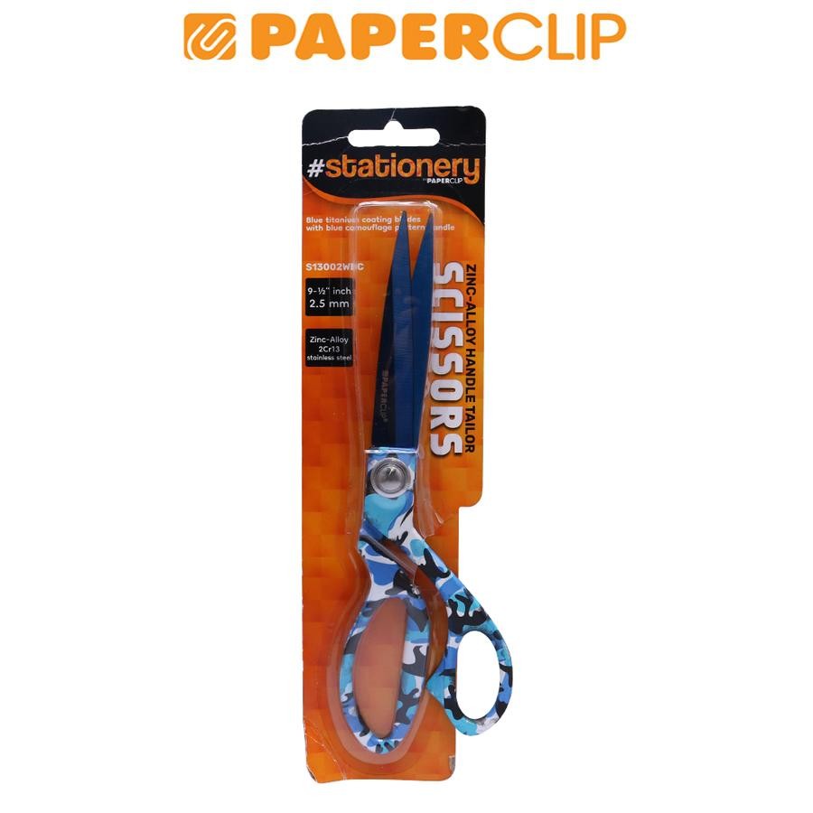 

GUNTING / SCISSORS PAPERCLIP S13003W 9.5INCH ZINC ALLOY - BLUE CAMOUFLAGE