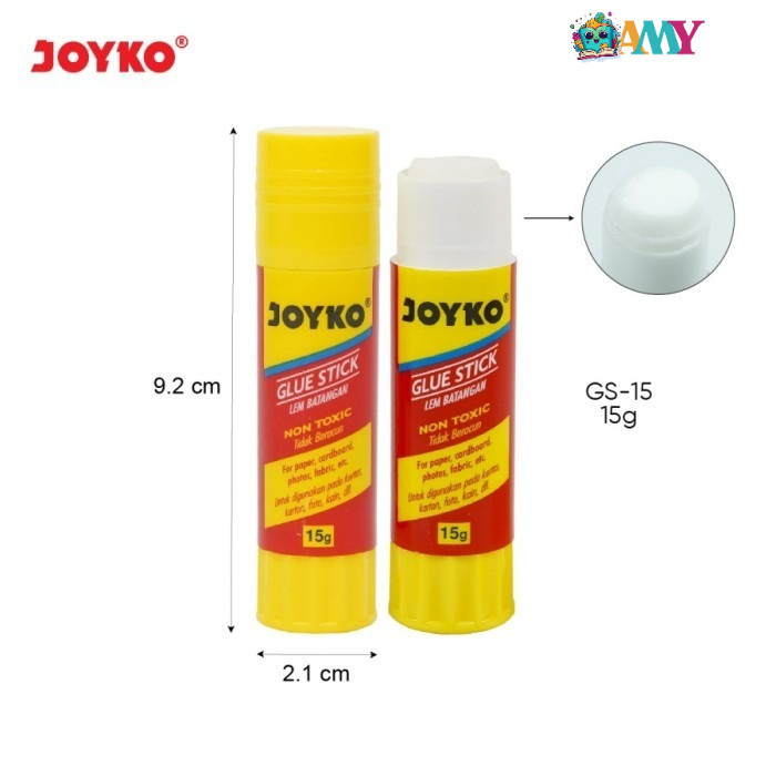 

(1BIJI) JOYKO LEM GLUE STICK GS - 15 AMY STASIONARY