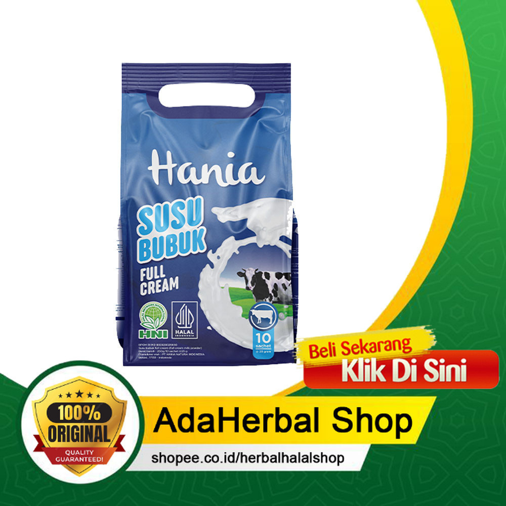 

Hania Susu Sapi Bubuk Full Cream - HNI HPAI HNhh0