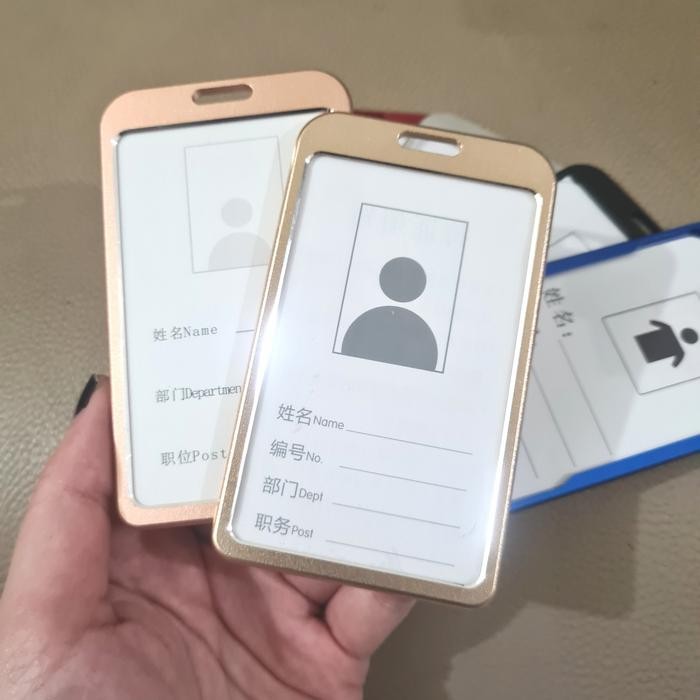 

Tempat ID Card Alumunium Besi Kuat Kantor - Merah