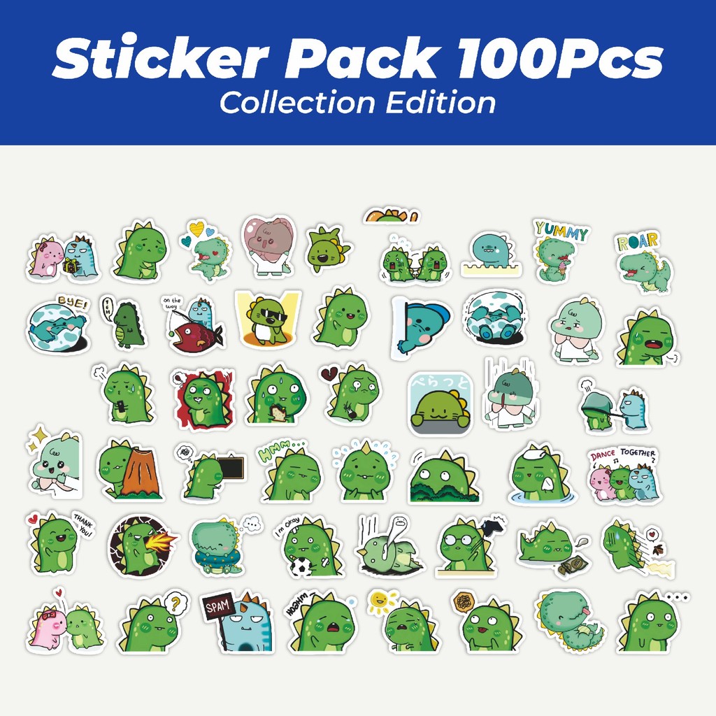 

Hot Stiker Baby Funny Dinosaur [Bayi Dinosaurus Lucu] Lucu Anti Air Stikers Berperekat Waterproof Sticker Decal Buat Motor Helm Buku Journal Koper Casing HP Laptop Botol Minum