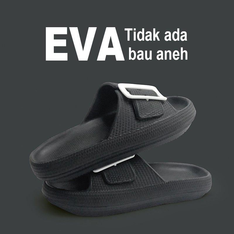 Sandal Wanita Terbaru Sendal Jelly Karet Dewasa Lucu EVA Slop Sandal Anti Slip