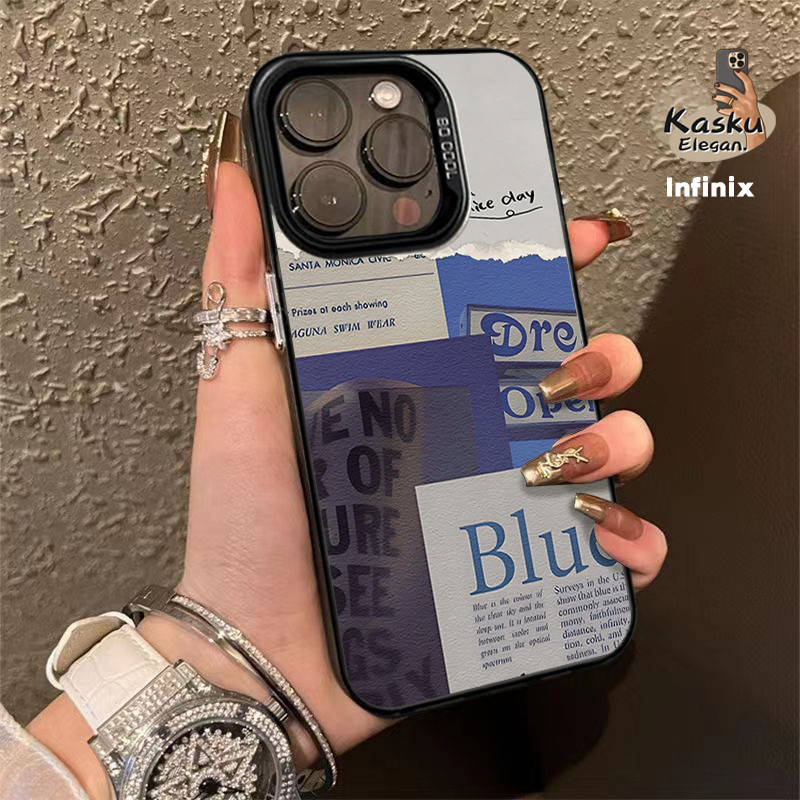 Infinix Itel Tecno Casing Elegan adaptasi Infinix Hot 10 Lite Play 11 Play 30i NFC 40 Pro i 9 Play N