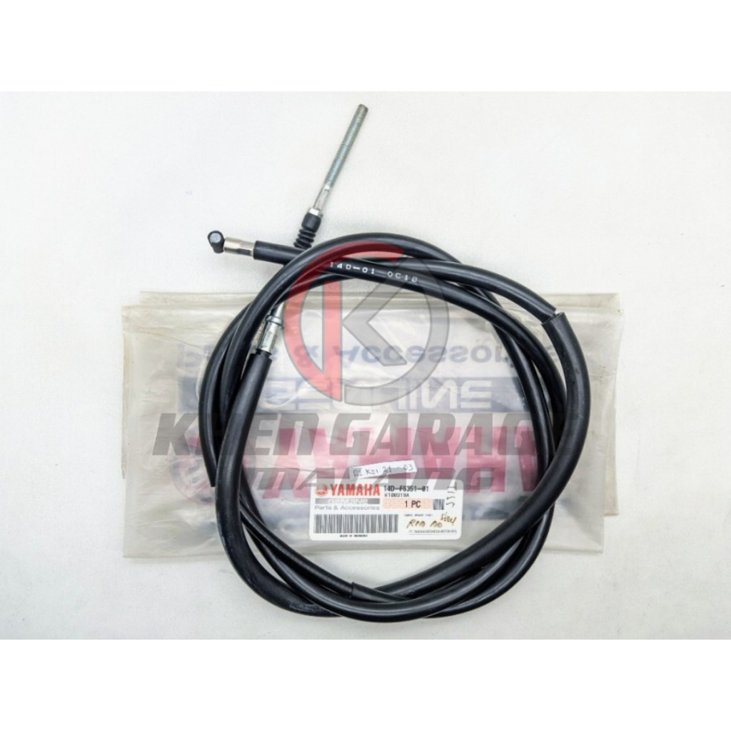 14D-F6351-01 CABLE, BRAKE (14D1) KABEL REM BELAKANG MIO SPORTY MIO SMILE ASLI YAMAHA ORIGINAL YGP FM