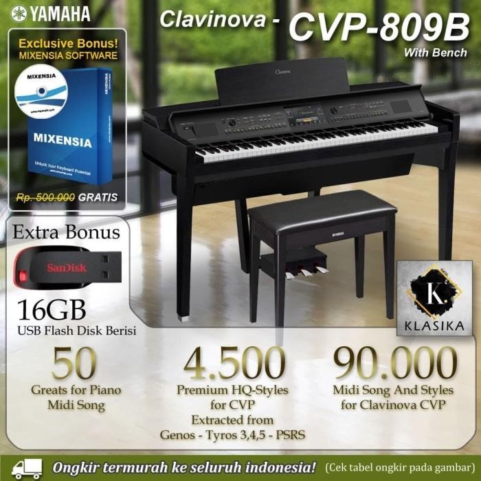 Yamaha Clavinova CVP 809B / CVP-809 / CVP809 B / CVP809B Digital Piano