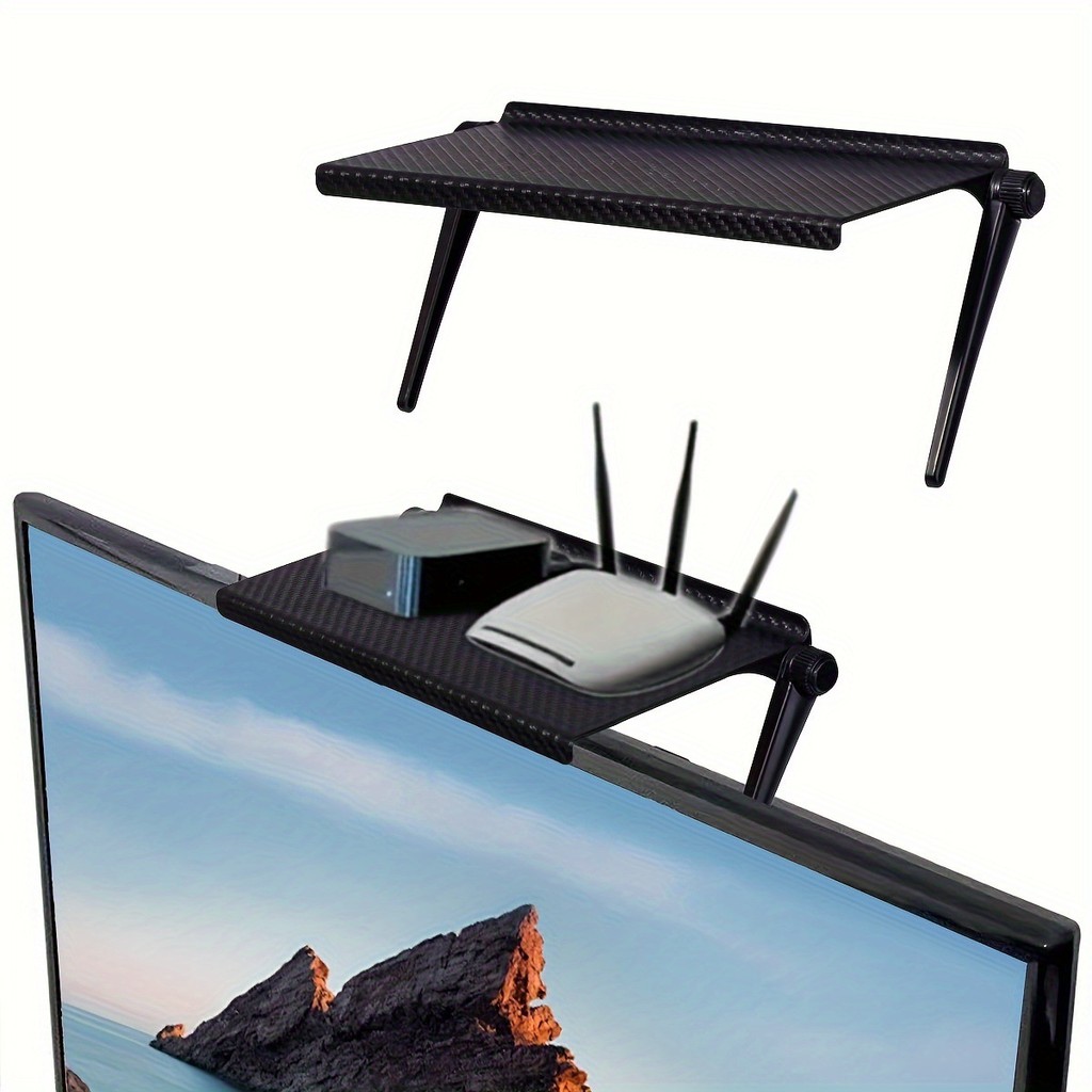 Hot Selling Computer and TV Screen Storage Rack Wireless Router Set-top Box Rack No Perforated Stora