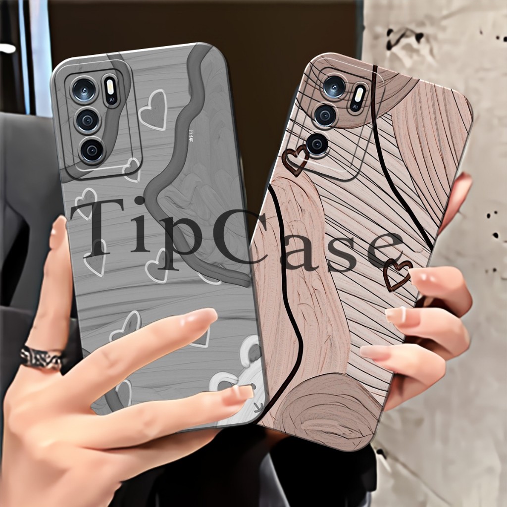 Case Hp Untuk Oppo A16/ A54s/ A54  Fashion Case Silikon Lentur Procamera  Motif Marble Aesthetic