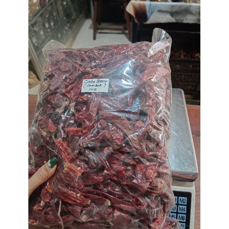 

Cabe lombok besar kering 1kg