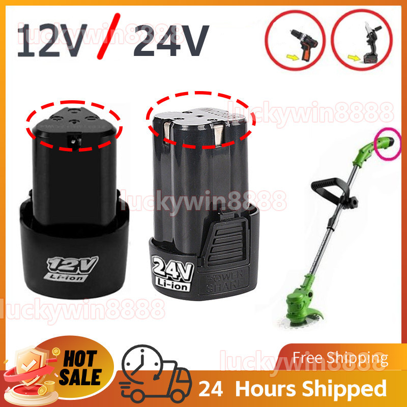 BATERAI BOR CAS 24V Baterai 2pcs Lithium-Ion Baterai Lithium 24V Li-Ion 24 Volt 24V Baterai Untuk Xe