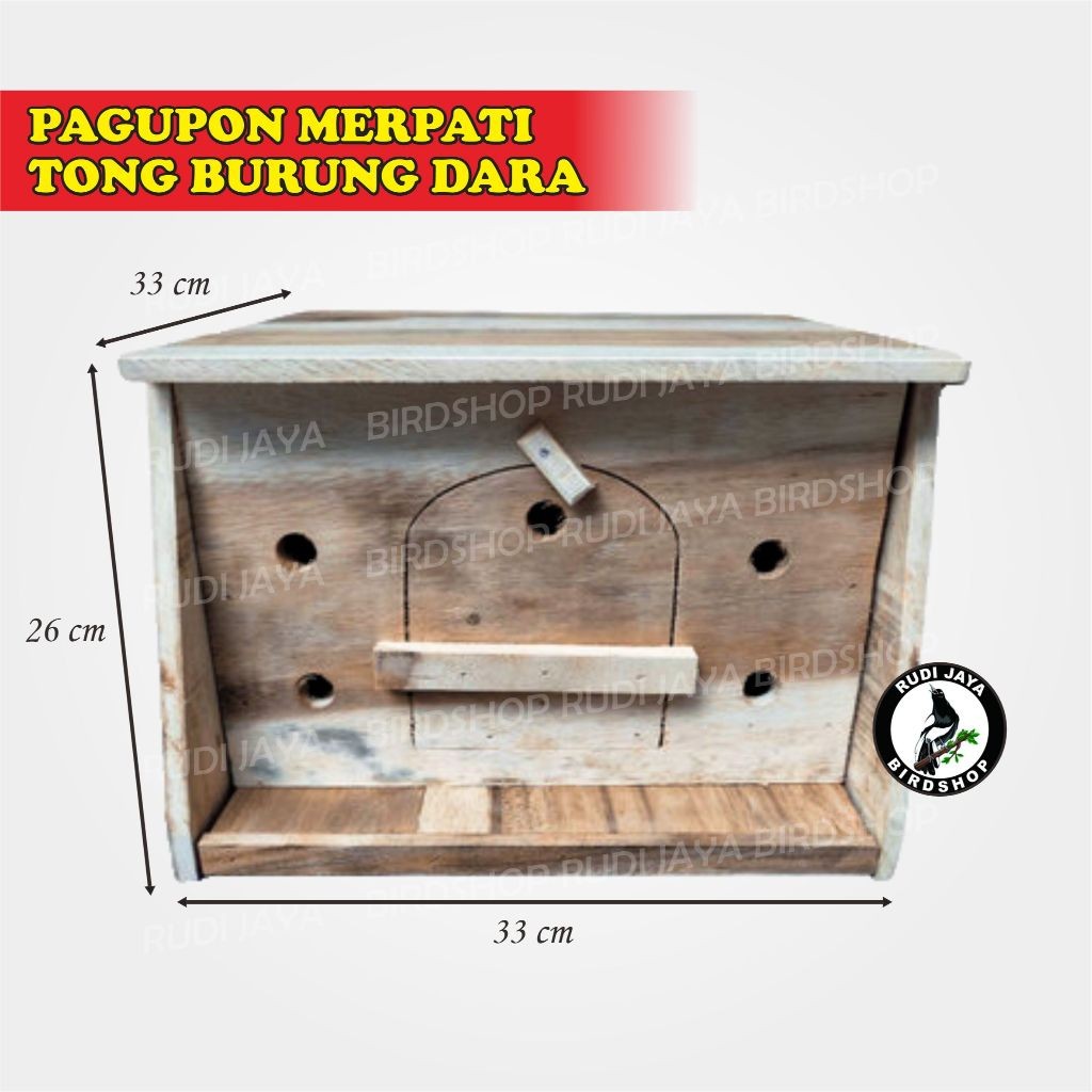 GUPON PAGUPON MERPATI TONG BURUNG DARA PINTU DEPAN RUMAH SANGKAR BURUNG DARA MODEL SLOROK BAHAN KAYU