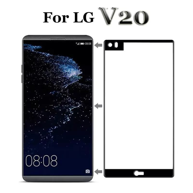TEMPERED GLASS WARNA LG V20 FULL COVER
